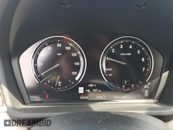 2020 BMW X1 xDrive28i z VIN WBXJG9C09L5R23653, wystawiony jako Copart lot #52771535 z przebiegiem 54 550 mil mil oraz Szkoda całkowita • Salvage title. Historia ofert i sprzedaży dostępna na DreamBid. Obrazek 9.