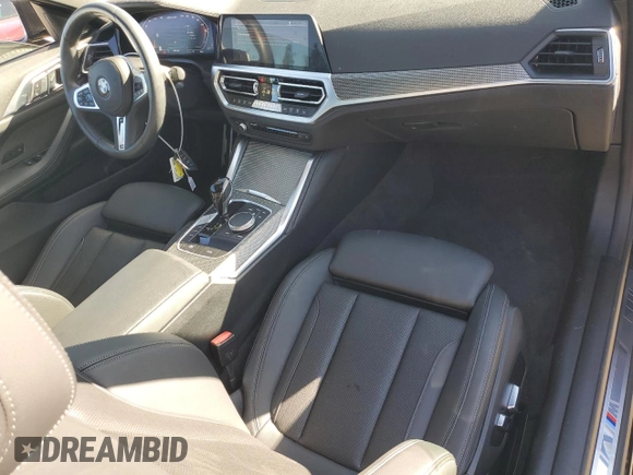 2023 BMW 4 Series M440i with VIN WBA53AT09PCL68116, listed as a Copart auction lot 75622303 with 3,449 mi miles and . Bid and sale history available at DreamBid. Image 8.