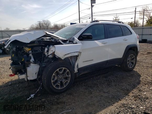 2022 Jeep Cherokee Trailhawk с VIN 1C4PJMBX3ND549057, выставлен на аукционе Copart как лот 48959915 с пробегом 21 381 миль миль и Списание • Salvage title. История ставок и продаж доступна на DreamBid. Изображение 1.
