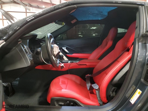 2014 Chevrolet Corvette Stingray Z51 2LT with VIN 1G1YJ2D74E5106389, listed as a Copart auction lot 71802324 with 9,582 mi miles and Clean Title. Bid and sale history available at carsss.com. Image 7.