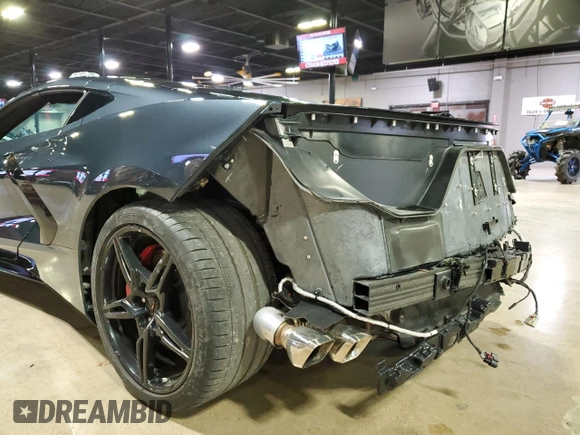 2021 Chevrolet Corvette 3LT with VIN 1G1YC2D4XM5112969, listed as a Copart auction lot 86412854 with 10,999 mi miles and Salvage Title. Bid and sale history available at carsss.com. Image 11.