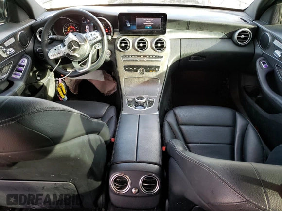 2019 Mercedes-Benz C 300 with VIN 55SWF8DB5KU322252, listed as a Copart auction lot 46503745 with 49,375 mi miles and Salvage Title. Bid and sale history available at DreamBid. Image 8.