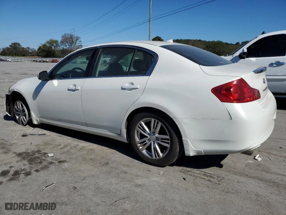 2011 Infiniti G25 Sedan x with VIN JN1DV6AR3BM653827, listed as a Copart auction lot 76749104 with 106,707 mi miles and Salvage Title. Bid and sale history available at carsss.com. Image 2.