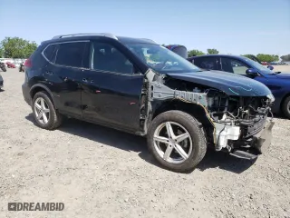 2019 Nissan Rogue SV with VIN JN8AT2MT9KW268447, listed as a Copart auction lot 52122585 with 87,215 mi miles and Salvage Title. Bid and sale history available at carsss.com. Image 4.