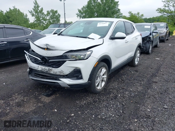2022 Buick Encore GX Preferred with VIN KL4MMCSL3NB113137, listed as a IAAI auction lot 42346027 with 10,011 mi miles and . Bid and sale history available at DreamBid. Image 21.