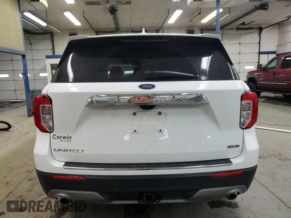 2021 Ford Explorer Limited with VIN 1FM5K8FW6MNA16704, listed as a Copart auction lot 46194205 with 33,815 mi miles and Salvage Title. Bid and sale history available at carsss.com. Image 6.