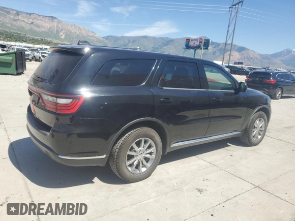 2017 Dodge Durango SXT with VIN 1C4RDJAG7HC643744, listed as a Copart auction lot 57668375 with 150,446 mi miles and Salvage title. Bid and sale history available at DreamBid. Image 3.