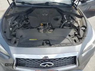 2019 Infiniti Q50 Luxe with VIN JN1EV7AP7KM516284, listed as a Copart auction lot 61647345 with 71,217 mi miles and Salvage title. Bid and sale history available at DreamBid. Image 11.
