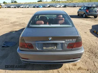 2001 BMW 3 Series 325Ci with VIN WBABN33491JW49847, listed as a Copart auction lot 67066094 with 137,068 mi miles and Salvage Title. Bid and sale history available at carsss.com. Image 6.