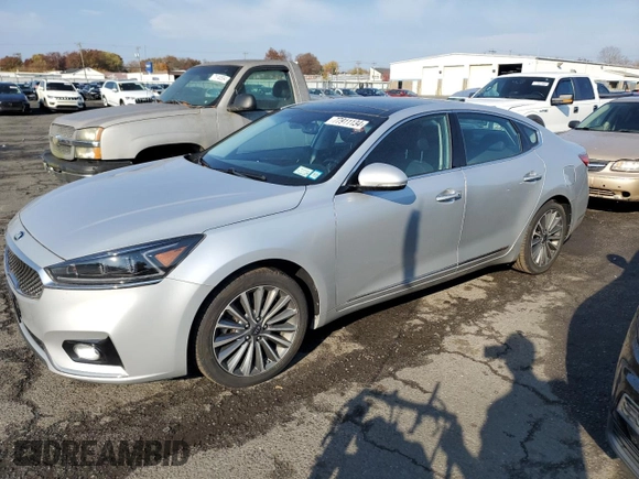 2017 Kia Cadenza Premium with VIN KNALC4J14H5039575, listed as a Copart auction lot 77911134 with 57,822 mi miles and Clean Title. Bid and sale history available at carsss.com. Image 1.