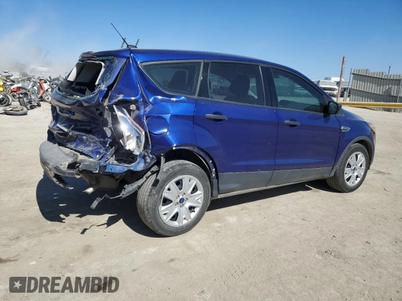 2015 Ford Escape S with VIN 1FMCU0F72FUC57695, listed as a Copart auction lot 47305655 with 74,387 mi miles and Salvage Title. Bid and sale history available at carsss.com. Image 3.