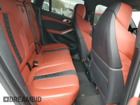 2022 BMW X6 M with VIN 5YMCY0C09N9J70336, listed as a Copart auction lot 52682365 with 0 mi miles and Salvage Title. Bid and sale history available at carsss.com. Image 11.