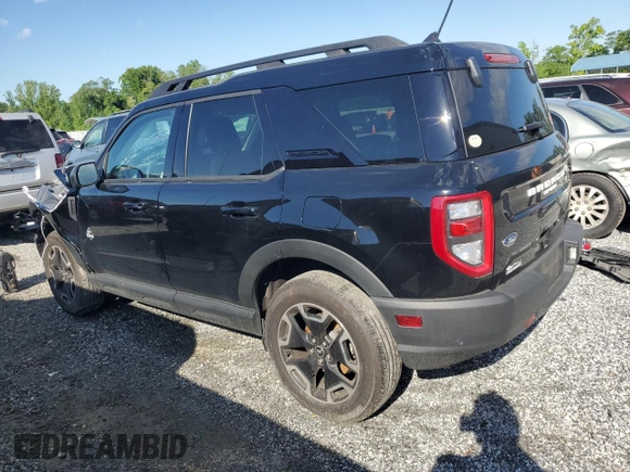 2024 Ford Bronco Sport Outer Banks with VIN 3FMCR9C62RRE92711, listed as a Copart auction lot 55787445 with Not provided miles and Salvage title. Bid and sale history available at DreamBid. Image 2.