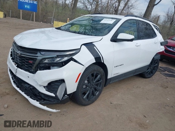 2023 Chevrolet Equinox RS z VIN 3GNAXMEG7PL203601, wystawiony jako IAAI lot #41913587 z przebiegiem 12 837 mil mil oraz . Historia ofert i sprzedaży dostępna na DreamBid. Obrazek 18.