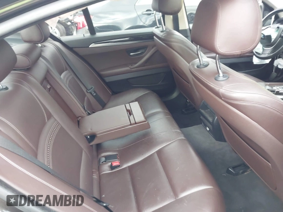 2014 BMW 5 Series 535i with VIN WBA5B1C51ED480639, listed as a IAAI auction lot 41257379 with Not Provided miles. Bid and sale history available at carsss.com. Image 8.
