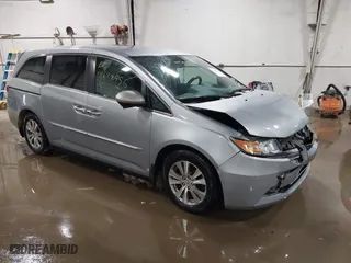 2016 Honda Odyssey EX with VIN 5FNRL5H47GB087801, listed as a IAAI auction lot 41628956 with 110,528 mi miles. Bid and sale history available at carsss.com. Image 1.