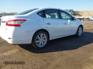 2013 Nissan Sentra SV with VIN 3N1AB7AP0DL682229, listed as a IAAI auction lot 42078840 with 144,668 mi miles. Bid and sale history available at carsss.com. Image 4.