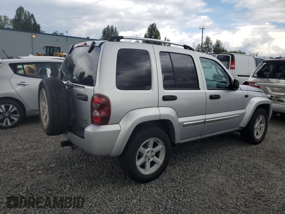 2006 Jeep Liberty Limited with VIN 1J4GL58K56W238578, listed as a Copart auction lot 57253195 with 132,207 mi miles and Salvage title. Bid and sale history available at DreamBid. Image 3.
