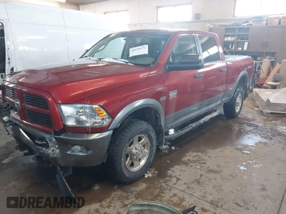 2010 Dodge Ram 2500 SLT with VIN 3D7TT2CT5AG126072, listed as a IAAI auction lot 41620574 with 108,709 mi miles. Bid and sale history available at carsss.com. Image 17.