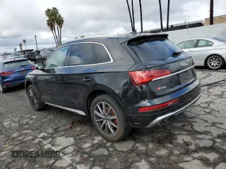 2022 Audi SQ5 Premium Plus with VIN WA1B4AFY0N2087887, listed as a Copart auction lot 88809855 with 14,999 mi miles and Salvage Title. Bid and sale history available at carsss.com. Image 2.