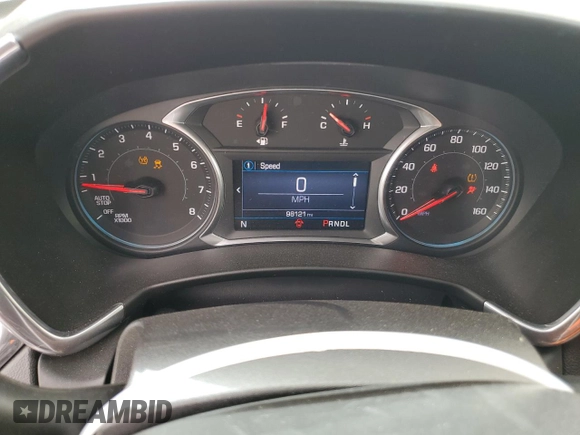 2019 Chevrolet Equinox LT with VIN 3GNAXUEV8KS586557, listed as a Copart auction lot 51529905 with 98,121 mi miles and Salvage Title. Bid and sale history available at DreamBid. Image 9.