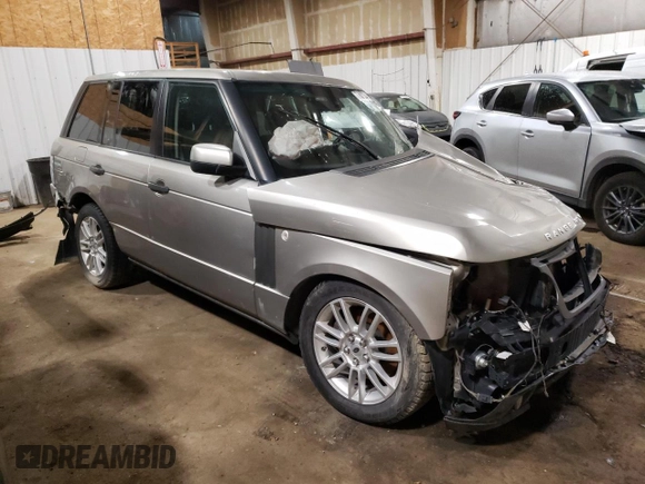 2010 Land Rover Range Rover HSE with VIN SALME1D47AA308857, listed as a Copart auction lot 77807334 with 122,216 mi miles and Salvage Title. Bid and sale history available at carsss.com. Image 4.