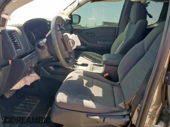 2022 Nissan Frontier S with VIN 1N6ED1CM7NN632998, listed as a Copart auction lot 52043135 with 33,286 mi miles and Salvage title. Bid and sale history available at DreamBid. Image 7.