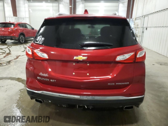 2019 Chevrolet Equinox Premier with VIN 2GNAXYEX7K6260739, listed as a Copart auction lot 87588135 with 127,169 mi miles and Salvage Title. Bid and sale history available at carsss.com. Image 6.
