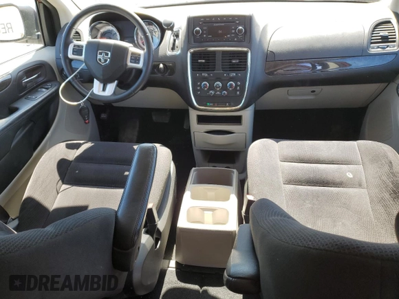 2015 Dodge Grand Caravan SE with VIN 2C4RDGBG6FR569383, listed as a Copart auction lot 55075745 with 45,474 mi miles and Salvage Title. Bid and sale history available at DreamBid. Image 8.
