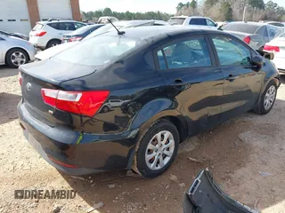 2017 Kia Rio LX with VIN KNADM4A35H6072209, listed as a IAAI auction lot 41826388 with 130,003 mi miles. Bid and sale history available at carsss.com. Image 4.
