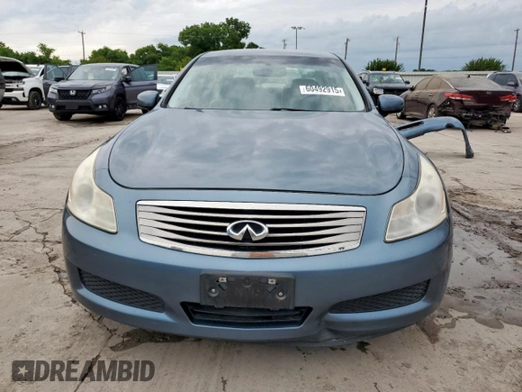 2008 Infiniti G35 Journey with VIN JNKBV61EX8M226024, listed as a Copart auction lot 60492915 with 172,313 mi miles and Salvage title. Bid and sale history available at DreamBid. Image 5.
