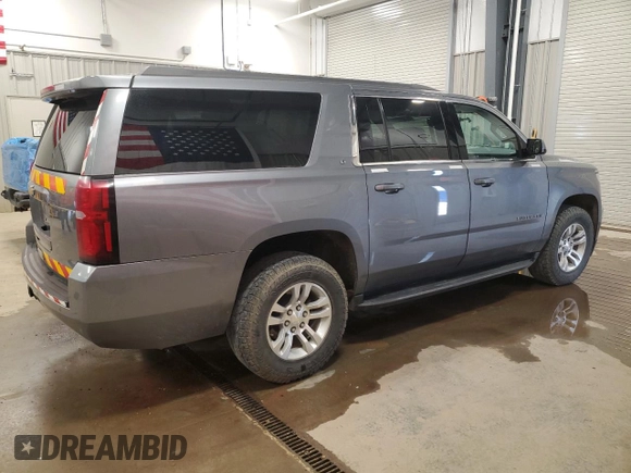 2019 Chevrolet Suburban LT z VIN 1GNSKHKC2KR408272, wystawiony jako Copart lot #59981035 z przebiegiem 447 641 mil mil oraz Czysty tytuł • Clean title. Historia ofert i sprzedaży dostępna na DreamBid. Obrazek 3.