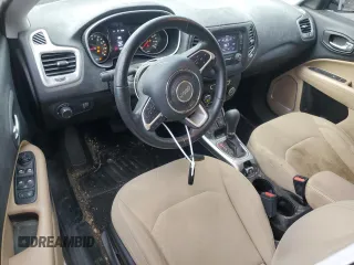 2017 Jeep Compass Sport с VIN 3C4NJDAB5HT620576, выставлен на аукционе Copart как лот 55347785 с пробегом 52 887 миль миль и Списание • Salvage title. История ставок и продаж доступна на DreamBid. Изображение 8.