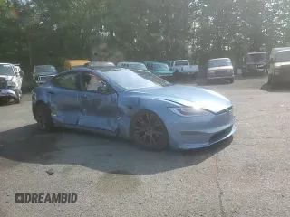 2021 Tesla Model S Long Range with VIN 5YJSA1E58MF440345, listed as a Copart auction lot 60188245 with Not provided miles and Salvage title. Bid and sale history available at DreamBid. Image 13.