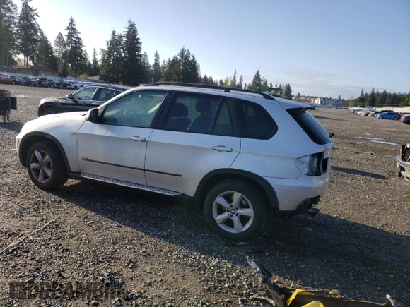 2008 BMW X5 3.0si with VIN 5UXFE43518L005114, listed as a Copart auction lot 51875215 with 0 mi miles and Salvage Title. Bid and sale history available at carsss.com. Image 2.