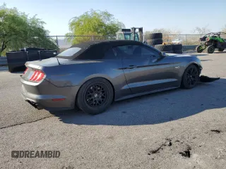 2018 Ford Mustang GT Premium with VIN 1FATP8FF1J5177315, listed as a Copart auction lot 70047074 with 84,159 mi miles and Salvage title. Bid and sale history available at DreamBid. Image 3.