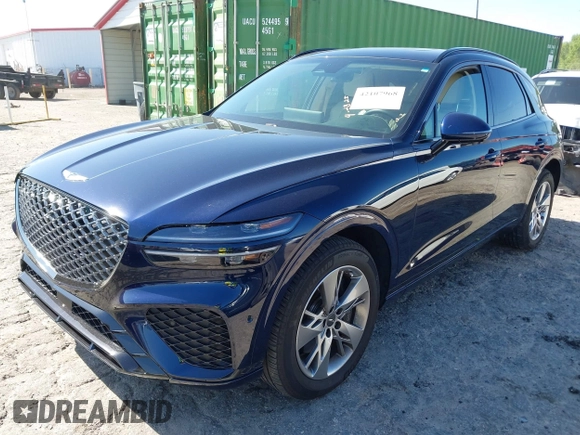2023 Genesis GV70 Sport with VIN KMUMCDTC1PU083539, listed as a IAAI auction lot 42107968 with 21,169 mi miles and . Bid and sale history available at DreamBid. Image 2.