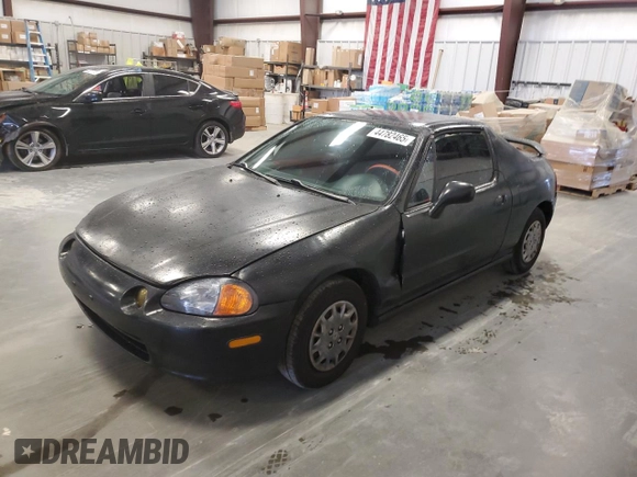 1993 Honda del Sol S with VIN JHMEG1146PS008030, listed as a Copart auction lot 44782465 with 350,997 mi miles and Salvage Title. Bid and sale history available at carsss.com. Image 1.