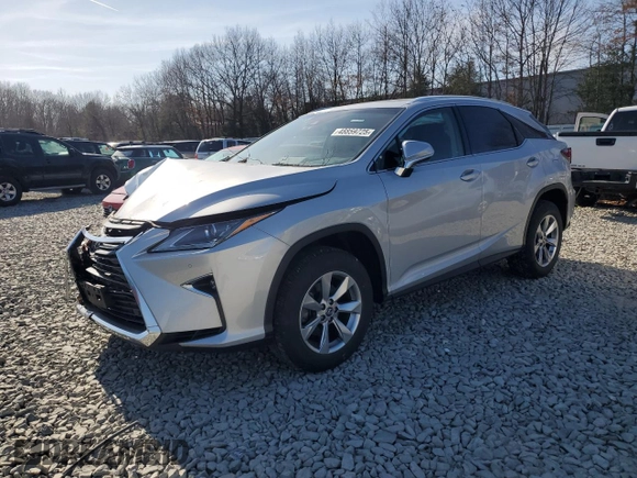 2019 Lexus RX with VIN 2T2BZMCA6KC185069, listed as a Copart auction lot 48859725 with 27,711 mi miles and Salvage Title. Bid and sale history available at carsss.com. Image 1.