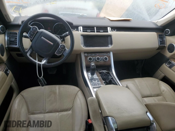 2017 Land Rover Range Rover Sport SE with VIN SALWG2FK6HA127781, listed as a Copart auction lot 76157914 with 69,669 mi miles and Non Repairable. Bid and sale history available at carsss.com. Image 8.