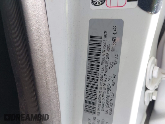 2020 Ram 1500 Limited with VIN 1C6SRFHT8LN190922, listed as a IAAI auction lot 41961670 with 120,100 mi miles and . Bid and sale history available at DreamBid. Image 9.