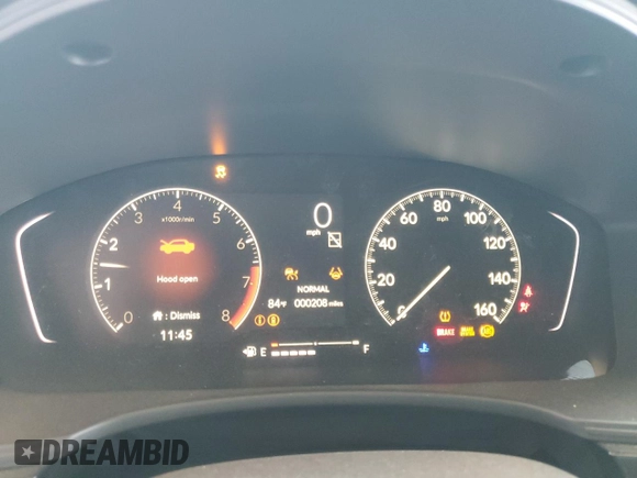 2025 Honda Civic Sport z VIN 19XFL2H87SE024717, wystawiony jako Copart lot #56167555 z przebiegiem 208 mil mil oraz Szkoda całkowita • Salvage title. Historia ofert i sprzedaży dostępna na DreamBid. Obrazek 9.