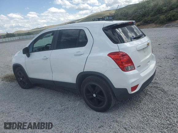 2020 Chevrolet Trax LS with VIN 3GNCJKSB7LL219895, listed as a Copart auction lot 57639035 with 81,063 mi miles and Salvage title. Bid and sale history available at DreamBid. Image 2.