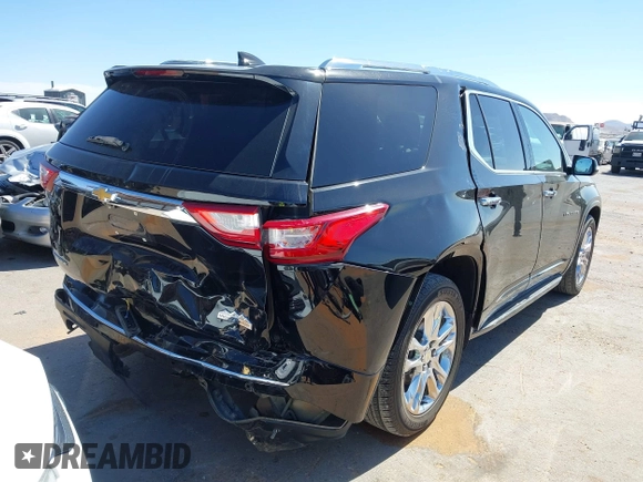 2021 Chevrolet Traverse High Country with VIN 1GNERNKW6MJ115896, listed as a IAAI auction lot 42152769 with 80,107 mi miles and . Bid and sale history available at DreamBid. Image 4.