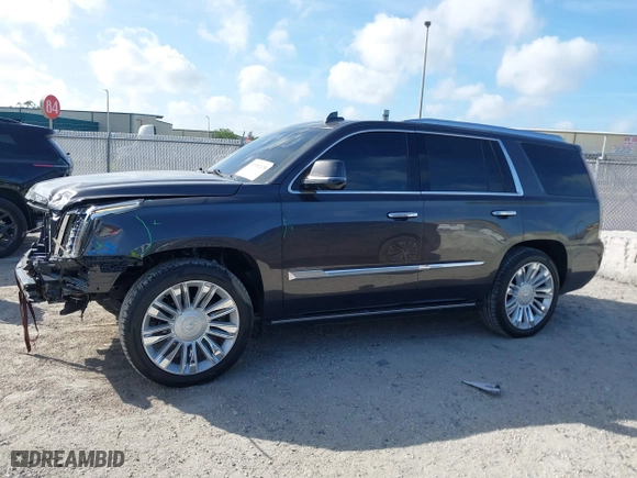 2017 Cadillac Escalade Premium Luxury with VIN 1GYS4CKJ5HR293450, listed as a IAAI auction lot 41951478 with 51,882 mi miles. Bid and sale history available at carsss.com. Image 15.