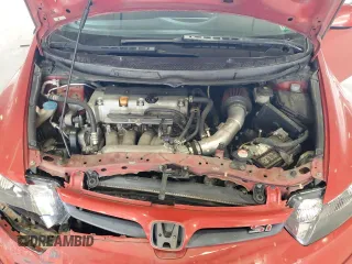 2007 Honda Civic Si with VIN 2HGFG21537H701361, listed as a Copart auction lot 53830495 with 211,471 mi miles and Salvage Title. Bid and sale history available at DreamBid. Image 11.