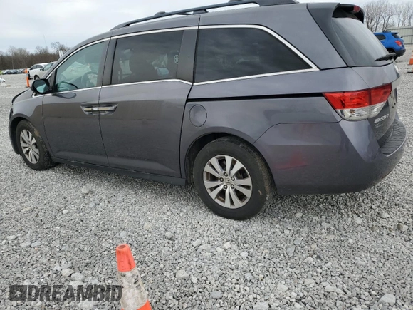 2015 Honda Odyssey EX with VIN 5FNRL5H4XFB116772, listed as a Copart auction lot 51952915 with 192,554 mi miles and Salvage Title. Bid and sale history available at DreamBid. Image 2.