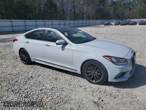 2019 Genesis G80 3.8L with VIN KMHGN4JE5KU290938, listed as a Copart auction lot 49479885 with 35,370 mi miles and Salvage Title. Bid and sale history available at carsss.com. Image 4.