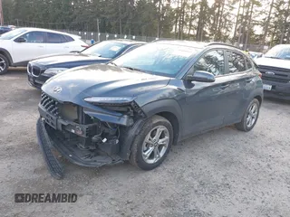 2023 Hyundai Kona SEL with VIN KM8K6CAB5PU935683, listed as a IAAI auction lot 41680852 with 59,057 mi miles and . Bid and sale history available at DreamBid. Image 22.