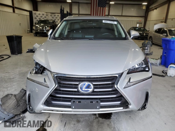 2017 Lexus NX 300h with VIN JTJBJRBZ0H2059875, listed as a Copart auction lot 88512635 with 105,468 mi miles and Salvage Title. Bid and sale history available at DreamBid. Image 5.